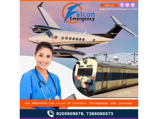 Get the Best and Low-Cost Falcon Emergency Train Ambulance Services in Guwahati
