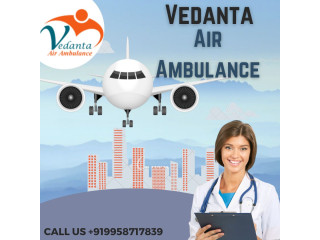 Get India's Better Medical Treatment from Vedanta Air Ambulance Service in Hyderabad with MD Doctor
