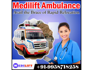Medilift Ambulance in Boring Road, Patna with Modern Medical Technology and Trained Staff