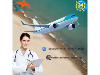 Select Vedanta Air Ambulance Service in Varanasi with Modernized Medical Devices