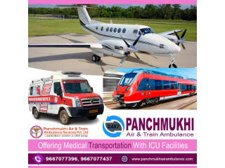 Get Medical Train Ambulance Services in Patna with ICU setup- Panchmukhi