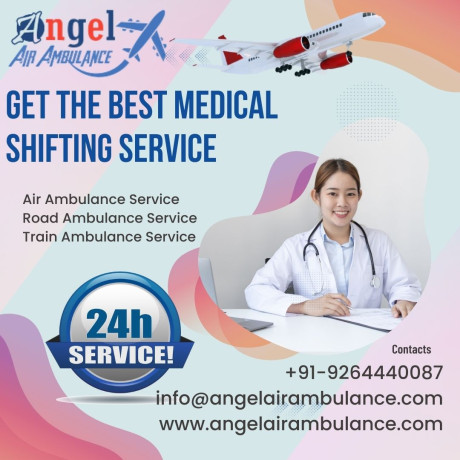get-angel-air-ambulance-in-muzaffarpur-with-trained-medical-team-big-0