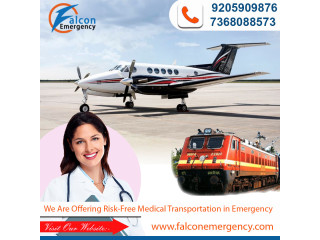 Get Reliable and Low-Cost Train Ambulance in Guwahati by Falcon Emergency