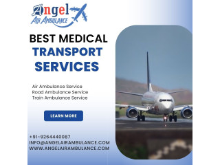 Obtain Remarkable Medical Air Ambulance in Patna via Angel at Anytime