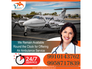 Get Air Ambulance Service in Rajkot with ICU Professional from Vedanta