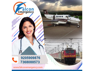 Get Low-Cost Train Ambulance in Delhi by Falcon Emergency Ambulance