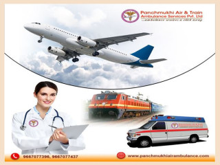 Get Panchmukhi Train Ambulance in Patna for Best Emergency Service