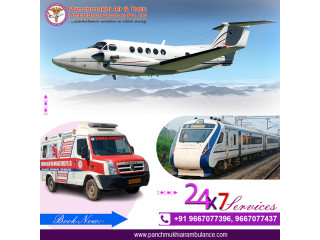Get Panchmukhi ICU Train Ambulance Services in Patna for Patient Transfer