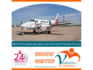 Get Air Ambulance Service in Darbhanga by Vedanta with a Skilled Medical Crew