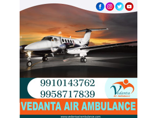Choose Air Ambulance Service in Bhagalpur by Vedanta with 100% Satisfaction Guarantee
