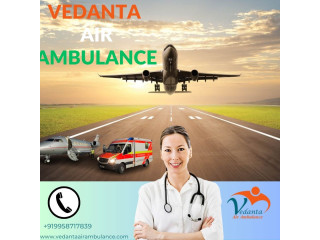 Get Vedanta Air Ambulance Service in Cooch Behar with Vital Medication System