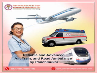 Get Reliable and Low-Cost Panchmukhi Train Ambulance Service in Patna