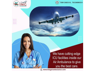 Get Air Ambulance Service in Bhopal by King with Well Trained Medical Staff