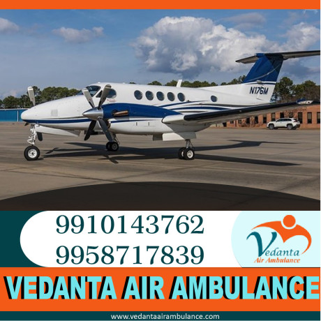 pick-air-ambulance-service-in-kanpur-by-vedanta-with-highly-skilful-medical-panel-big-0