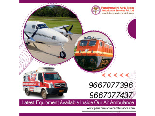 Get Panchmukhi Train Ambulance in Kolkata with Best Emergency Facility