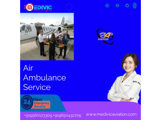 Medivic Aviation Air Ambulance Service in Goa Offers Air Medical Transportation 24/7