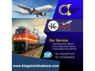 King Train Ambulance in Raipur with Excellent Critical Care Facilities