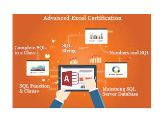 Advanced Excel Institute in Delhi, Laxmi Nagar, SLA Institute, VBA Macros, MS Access & SQL, MS Power BI Classes with 100% Job