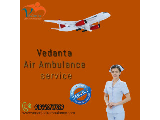 Choose Air Ambulance Service in Kharagpur by Vedanta with State-of-the-Art transport Ventilator