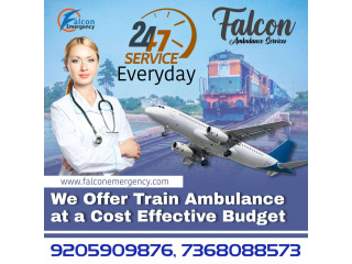 For a Comfort Filled Long Distance Traveling Choose Falcon Train Ambulance in Bangalore