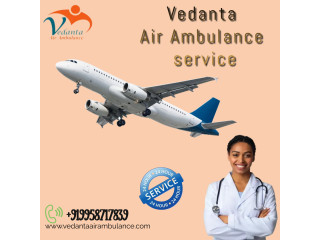 Hire Air Ambulance Service in Amritsar by Vedanta with Comfortable Medical Support