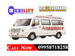 Excellent Road Ambulance Service in Danapur, Patna by Medilift