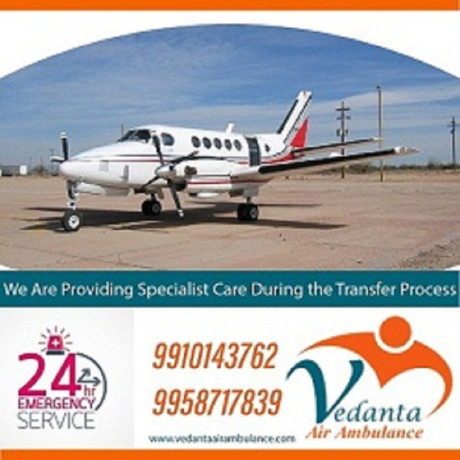 pick-air-ambulance-service-in-muzaffarpur-by-vedanta-with-curative-medical-equipment-big-0