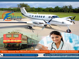 Falcon Train Ambulance in Ranchi is designated as the Best Provider