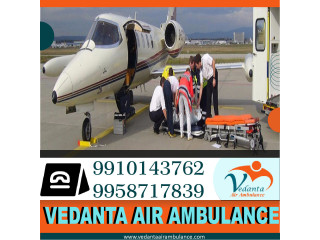 Take Air Ambulance Service in Coimbatore by Vedanta with highly Expert Medical Crew