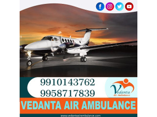 Take Air Ambulance Service in Jabalpur by Vedanta with highly Expert Medical Crew