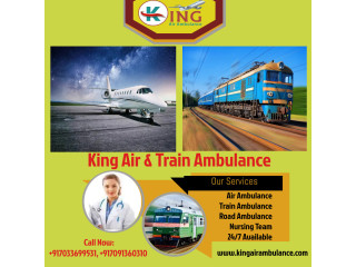 End-to-End Supply of Critical Care Offered by the Team at King Train Ambulance in Kolkata