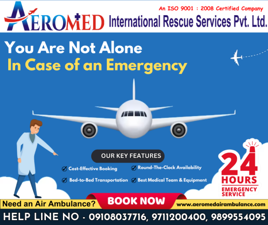 aeromed-air-ambulance-service-in-hyderabad-quick-bed-to-bed-transfer-big-0