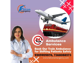 Falcon Train Ambulance in Guwahati is ready to Meet Your Urgent Transportation