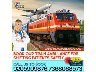 For Complete Safety while Traveling Choose Falcon Emergency Train Ambulance in Ranchi