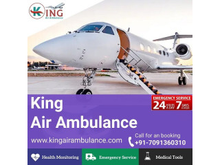 Hire King Air Ambulance Service in Delhi with Reliable Medical Tool