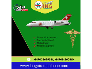 Use Air Ambulance Service in Bhubaneswar by King with Adept Medical Team