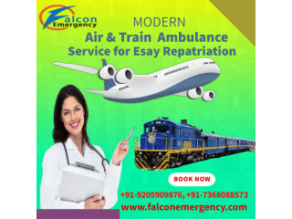 Get the Service Offered by Falcon Train Ambulance in Guwahati without Any Difficulties