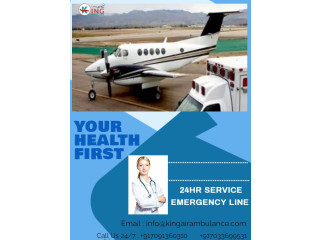 King Air Ambulance Service in Dibrugarh |Safe Long-Distance Transfer