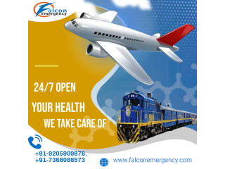 Falcon Train Ambulance in Patna - Guaranteeing a Journey Filled with Safety