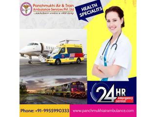 Panchmukhi Train Ambulance in Patna is a Dedicated Long Distance Medical Transportation