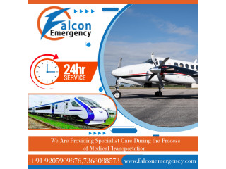 Travel to Your Selected Destination with Falcon Train Ambulance in Ranchi with Comfort