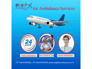 Medical Air and Train Ambulance Service in Patna by Angel