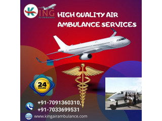 Hire Air Ambulance Service in Ahmedabad by King with Trusted Amenities