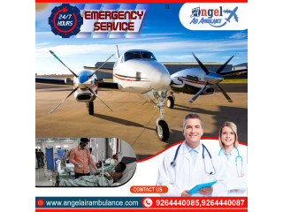 Take Angel Air Ambulance Service in Cooch Behar With High Standard Ventilator Setup