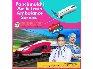Use Panchmukhi Train Ambulance in Guwahati with Critical Care Facilities