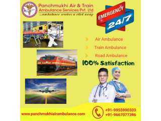 Panchmukhi Train Ambulance in Patna allows the highest level of care