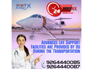 Avail Angel  Air Ambulance Service in Bagdogra With Top Level  NICU Setup