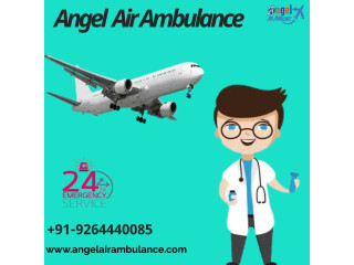 Select  Angel  Air Ambulance Service in Silchar With The Latest CCU Setup