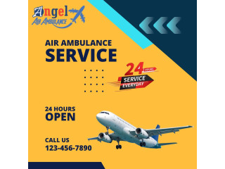 Select Angel Air Ambulance Service in Jabalpur With  Specializes Medical Team