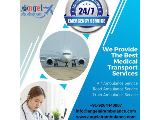 Book Angel  Air Ambulance Service in Bhagalpur For Instant Patients Relocation